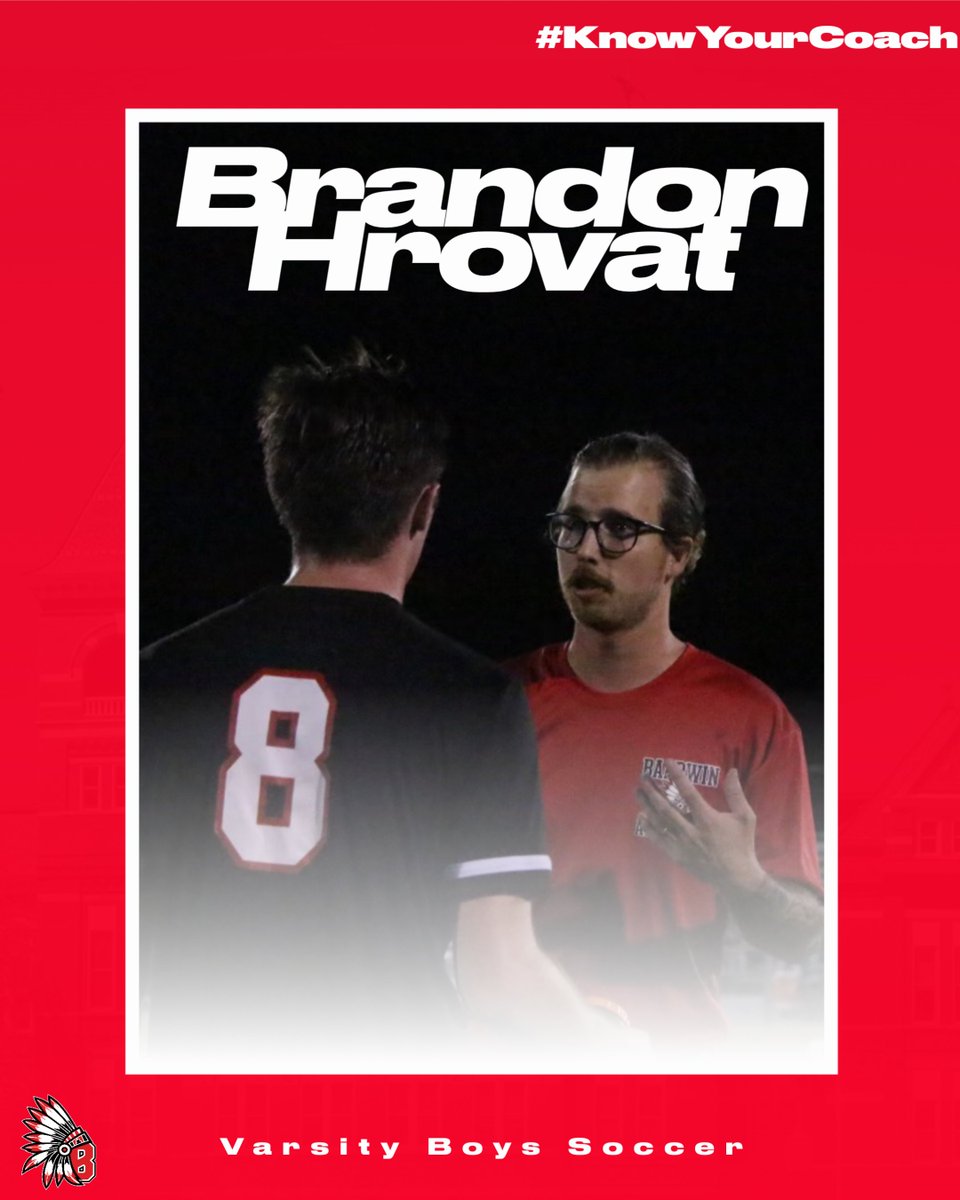 Boys Varsity Soccer is off to a hot start this season! The man behind it is first year varsity coach Brandon Hrovat. Coach Hrovat is moving up from the middle school level. He’s a successful Algebra 1 teacher and is sure to continue to bring success to our soccer program!