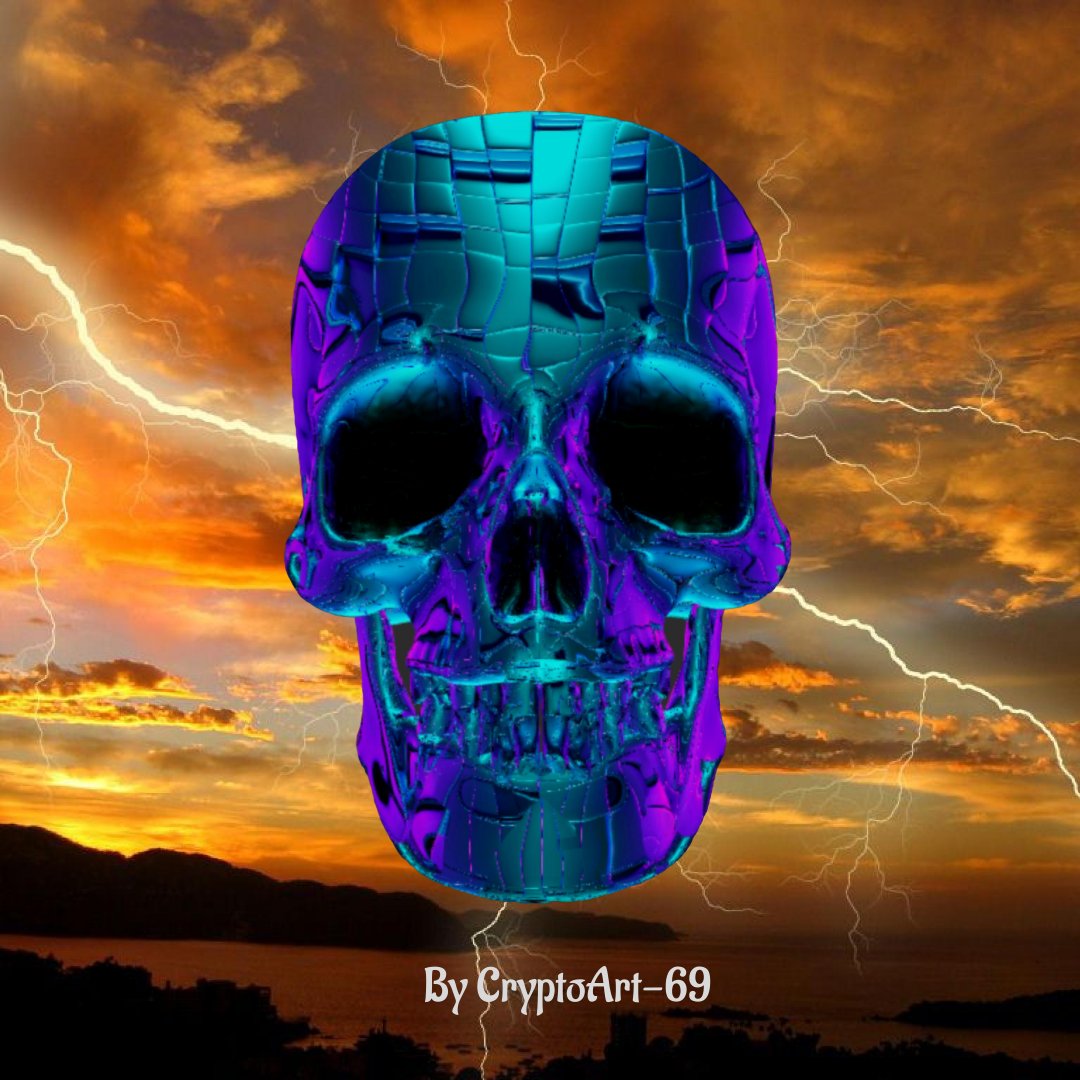 🎁NFT GIVEAWAY🎁 
By CryptoArt-69
Skull #004
Winner 100 x
1) Follow 🔔+ proof
<a href="/Valerio51761271/">CryptoArt-69| Creator of NFT</a>
<a href="/Valerio83632635/">CryptoArt-69| Creator of NFT</a>
2) Like &amp; RT
3) TAG Friends + Drop ETH Wallet!
Picking winners in 20 hours 🚀
#NFT #NFTs #NFTGiveaway #NFTCollection  #NFTartist #nftart #NFTAirdrop #freenft