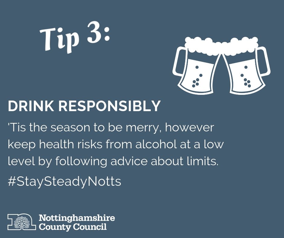🥂🍻 ‘Tis the season to be merry but drink responsibly

The risk of unsteadiness increases after drinking alcohol with age and more so if you are taking medication – please stick to the NHS recommended limits! 👇
orlo.uk/NHS_Alcohol_Xm…

#StaySteadyNotts #FallsPrevention #Notts