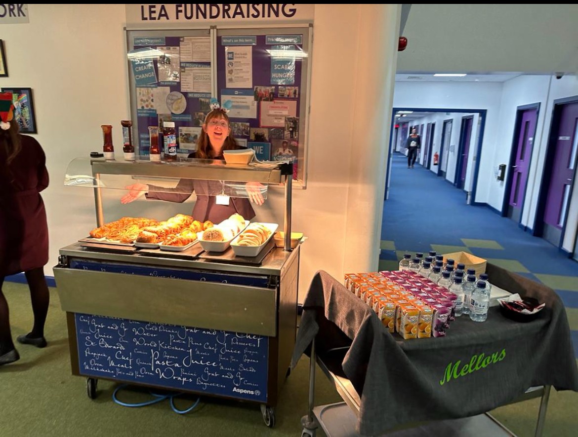 LeedsEastWay's tweet photo. Last Wednesday, we had staff breakfast with a twist as the senior team welcomed colleagues with breakfast, music and some out of sync choreography. 

Thank you to all our colleagues for their hard work this term. #EveryoneExceptional https://t.co/ELFySMfN5y