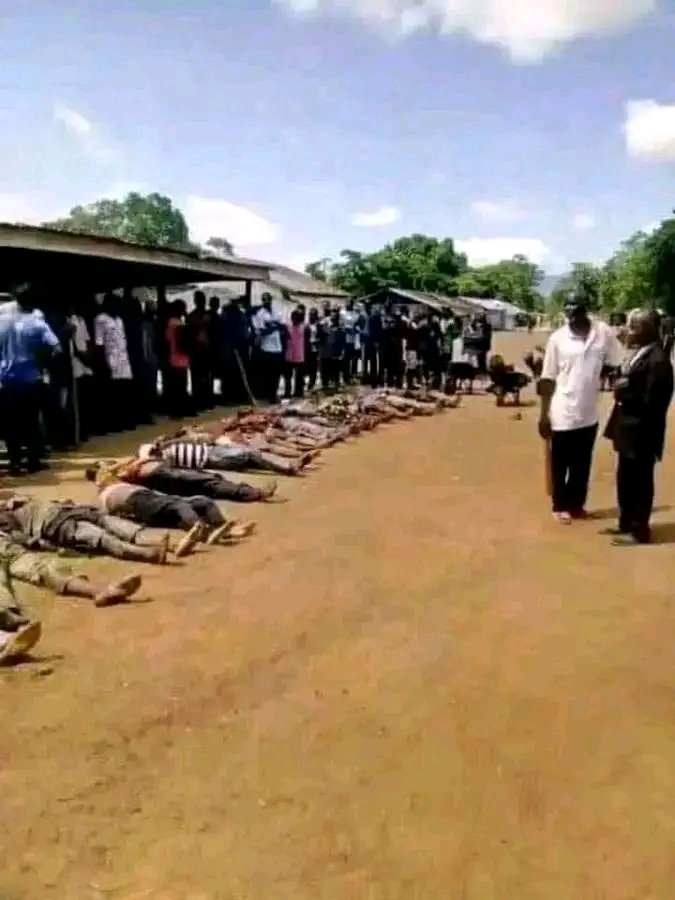 Chidisco504's tweet photo. I'm In Serious Pain Today.
These Are Lifeless Body Of Those Killed By Murderous Fulani Herdsmen At EHAMUFU, ISI-UZO L.G.A Enugu State.
Where Are The Governors?
Where Are The Ohaneze Ndi Igbo ?
Where Are The World Igbo Congress?
@amnesty
@cnni
@UN
@POTUS45
@JoeBiden
@Pontifex_ar https://t.co/9noE7nl4IZ