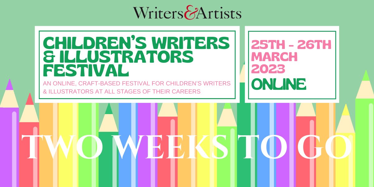 Are you writing and/or illustrating for children? Don’t forget to book  to join us on 25-26 March for our Children’s Writers & Illustrators Festival 2023: an online, craft-based festival for creatives at all stages of their careers.

Book: bit.ly/3WjKgZs

#kidslitfest23
