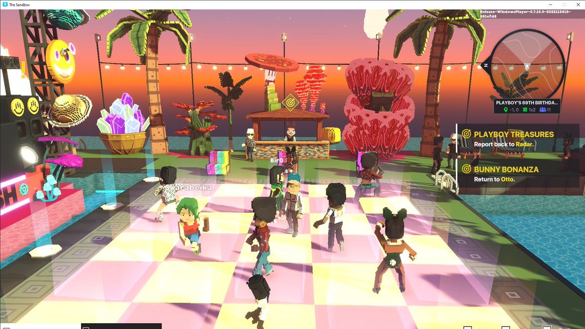 bubbleblanc24's tweet photo. @TheSandboxGame @Playboy Celebrating @PLAYBOY’S 69TH BIRTHDAY PARTY! 👯‍♀️ https://t.co/mupVYjtZEv