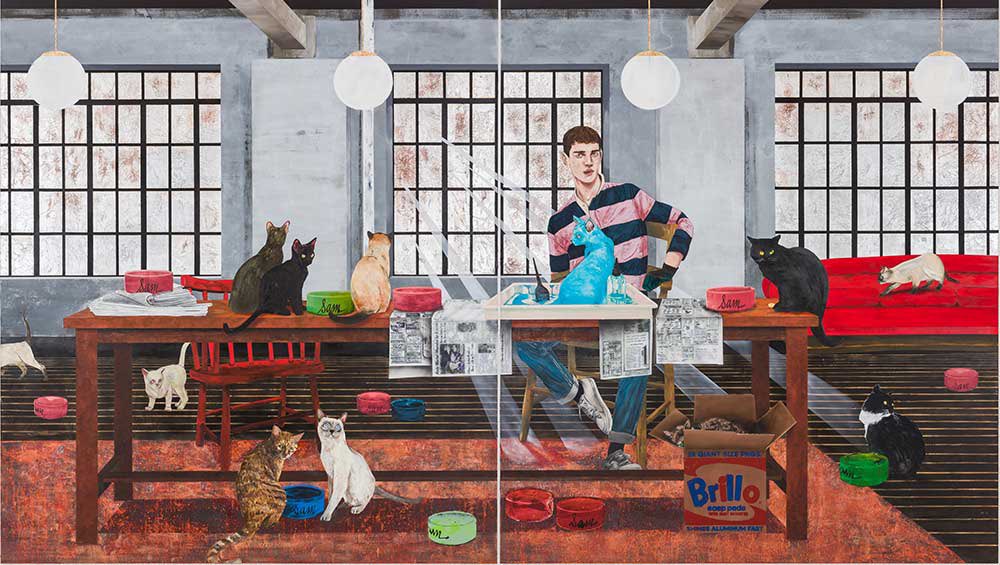 studiolatest's tweet photo. “A wryly humorous new series of works by the Miami-based painter introduces his fictional menagerie of eccentric and obsessive conceptual artists.”
Review of #HernanBas: The Conceptualists @victoriamiro
https://t.co/3hR9twAlXV https://t.co/MoeJTQcKsK