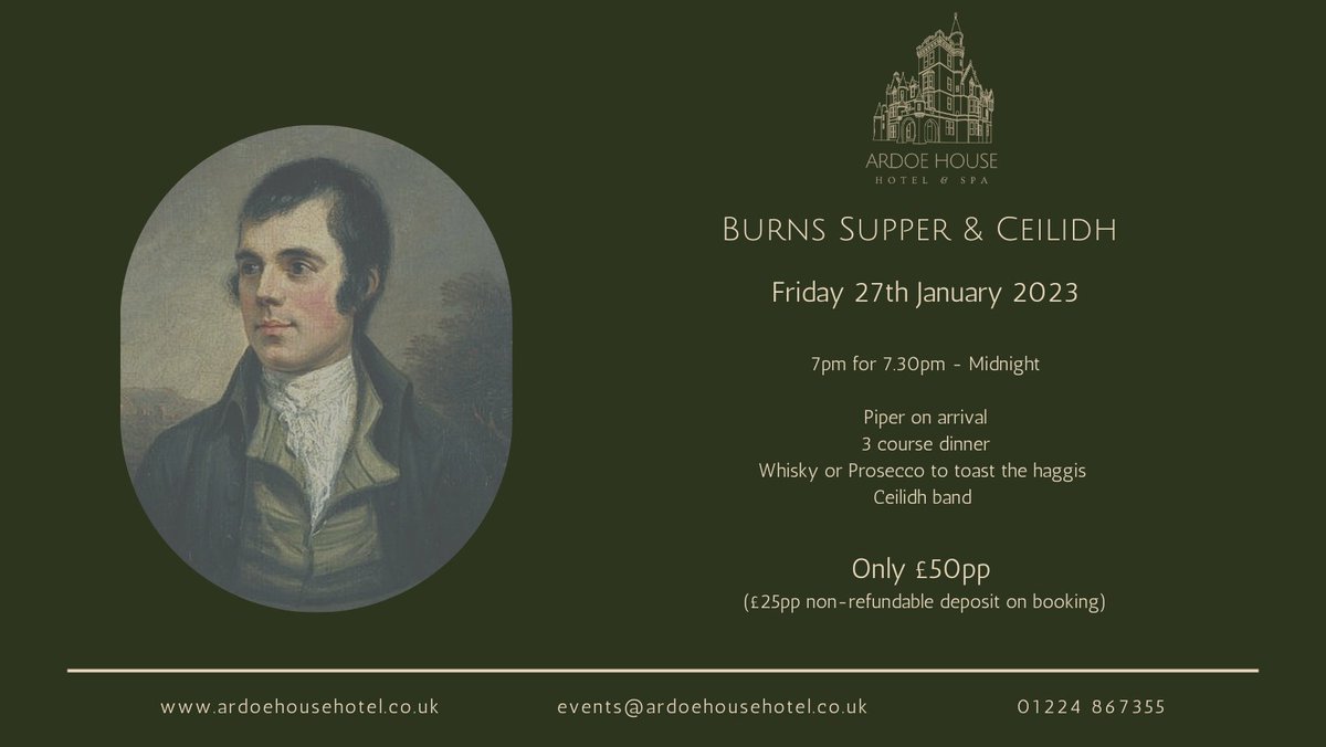 Burns Supper &amp; Ceilidh 
#burnssupper #booknow