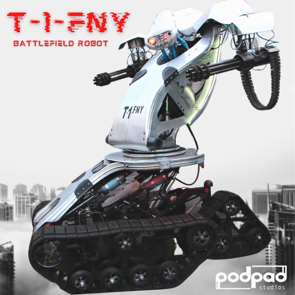 podpadstudios's tweet image. Can&apos;t wait for next year when this one gets out and about and starts to meet people.. Wondering if she&apos;s going to behave. Working on systems to help her interact ... #facerecognition #battledroid #battlefieldrobot #robotmaker