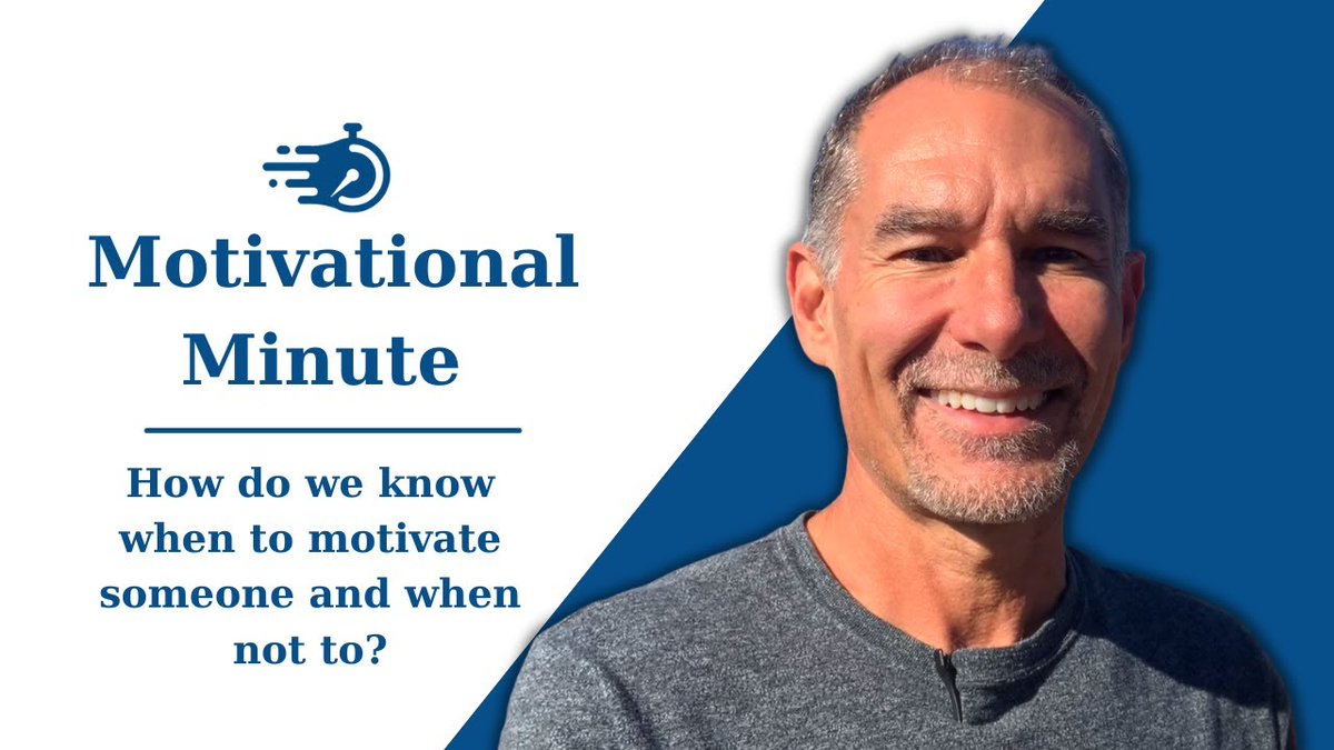 We often have the opportunity and a decision to make as to whether to motivate someone to do something we think should be done.  We need to first know their capable and interested for it to be a win/win for all those involved.