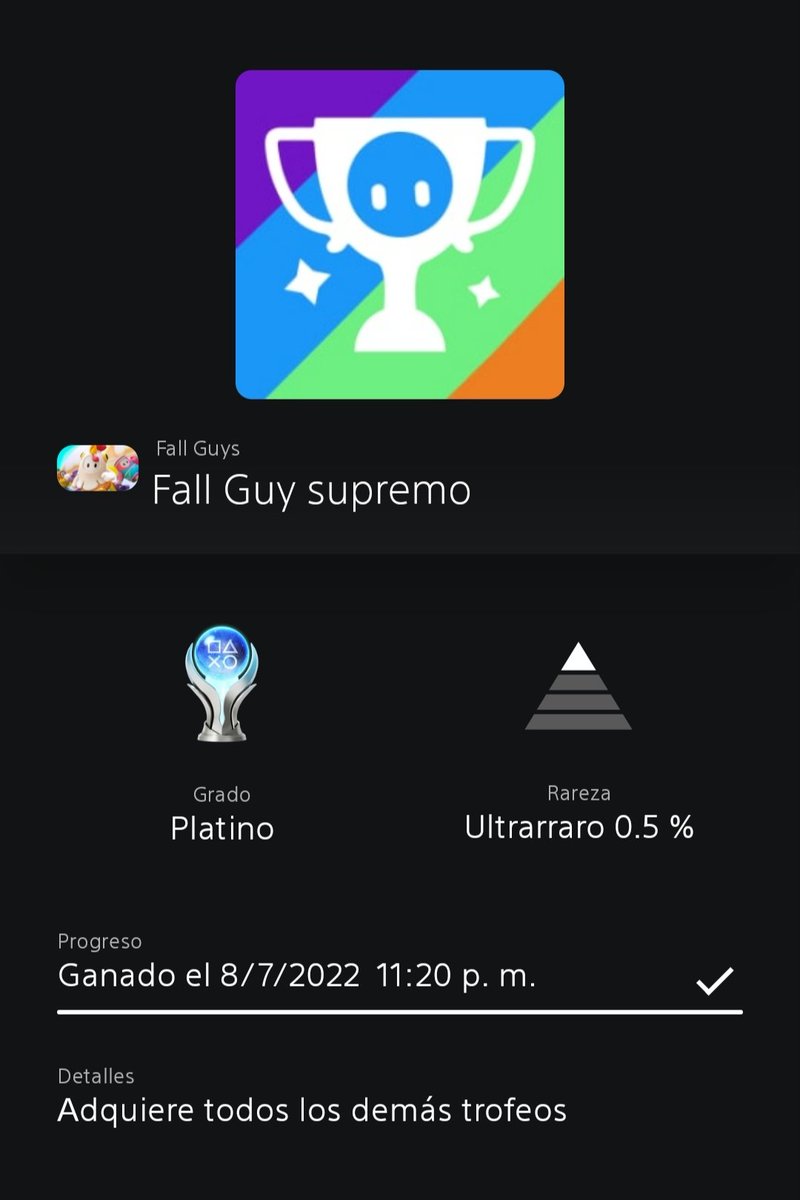 XSDATR's tweet photo. @PSPlusES El de Fall Guys, en sus comienzos era casi imposible, luego con las actualizaciones empezó a ser más accesible. Después, el de GTA IV, fue una locura la cantidad de intentos para conseguir el trofeo contrarreloj online, pero finalmente lo conseguí 🏆 https://t.co/sgo2GvHDrY