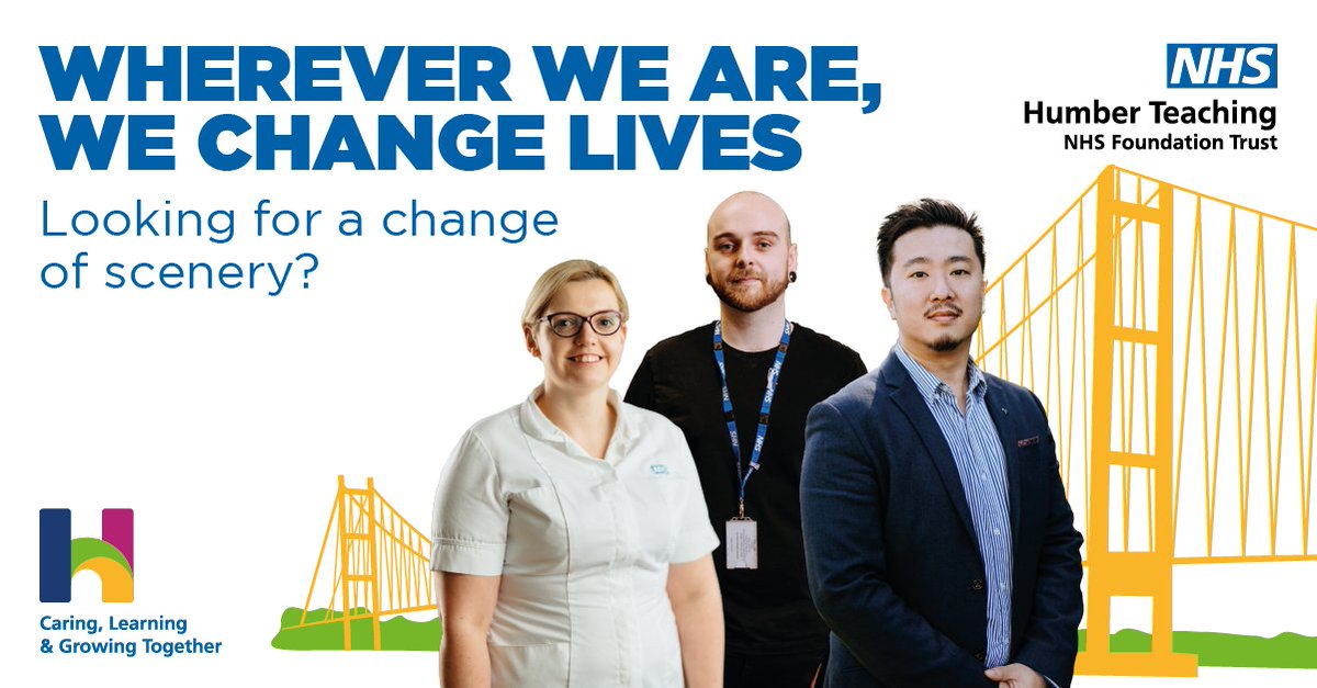 HumberNHSFT's tweet photo. Do you feel like you want more? Start the new year with a new job. 📈

Join us and change lives. We have roles across clinical, medical, and corporate support available now.

Find out more and apply now 👉 https://t.co/tivJpHGCCE https://t.co/85DT06i0sP