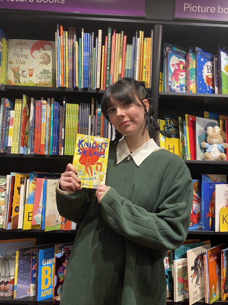 It’s day 19 in the @waterstones Christmas Advent Calendar and Guada is recommending Knight Sir Louis and the Dragon of Doooom by @brothersmcleod 
We hosted their launch party for book three back in June and can’t recommend these laugh out loud books enough #LoveWaterstones 🐉