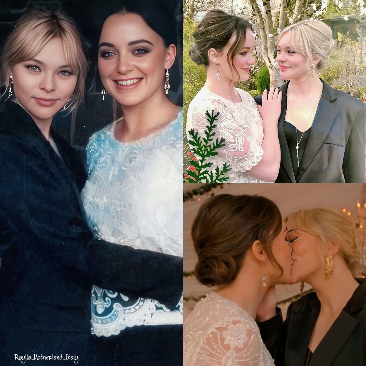ila93's tweet photo. Good morning my dear #Switches! How are you today? Let's start this day with these beautiful #Raylla wedding photos🥹💙Don't stop fighting please! We can win. Keep going with storm and fury💪🏻🔥You are loved 🌹💙@GoodHumorGrl💙

#MotherlandFortSalem #SaveMotherlandFortSalem https://t.co/6dpbbFLo0Y