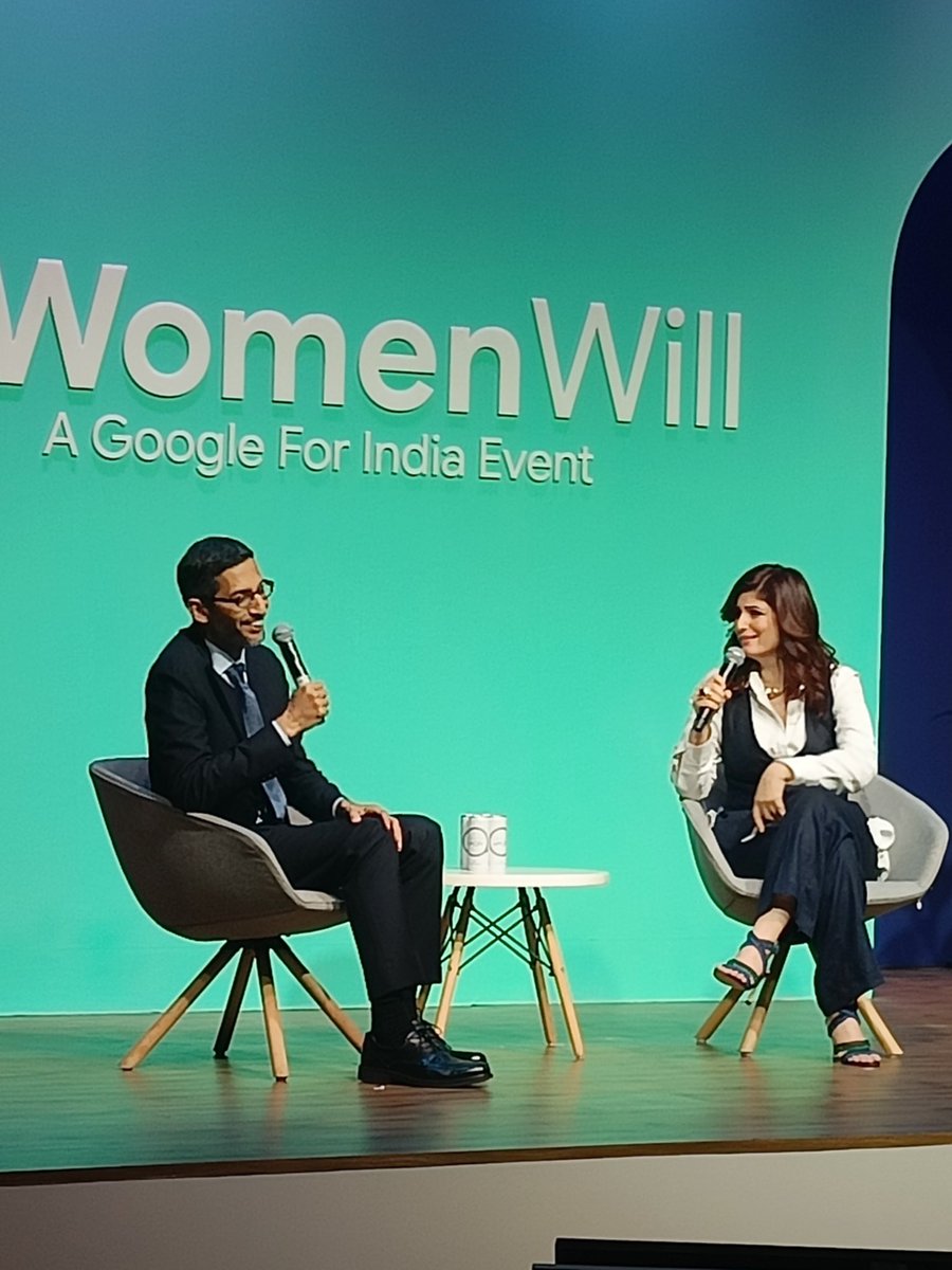 A fascinating interview with @sundarpichai the CEO of @Google and a bonafide global icon. 
Coming soon on @TweakIndia @GoogleIndia 

#GoogleForIndia