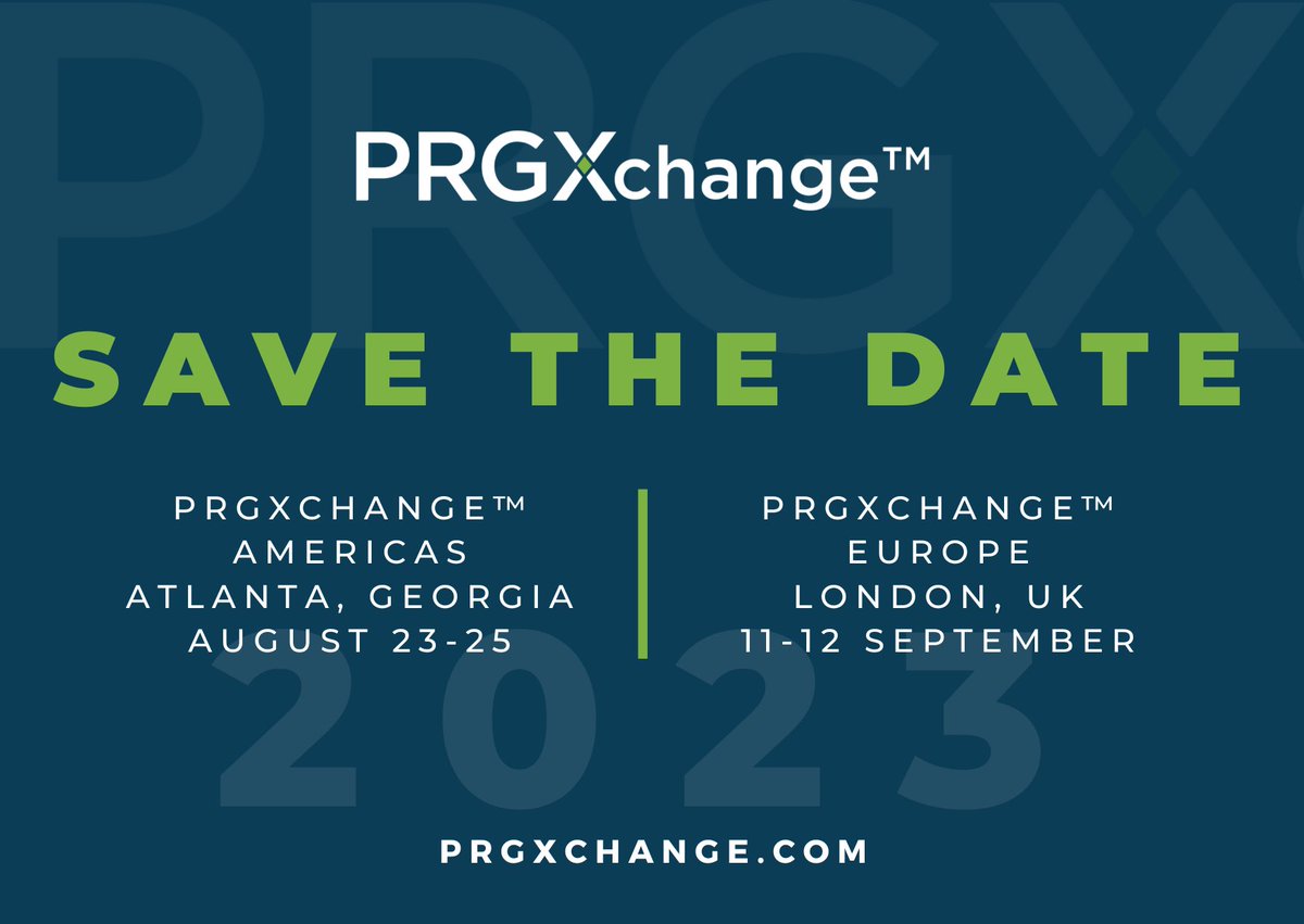 It’s time to think about attending the premier business intelligence conference in 2023 for S2P leaders. PRGXchange™ will be held in the US and the UK to share ideas and solutions to the most pressing challenges facing finance, procurement and supply. prgxchange.com