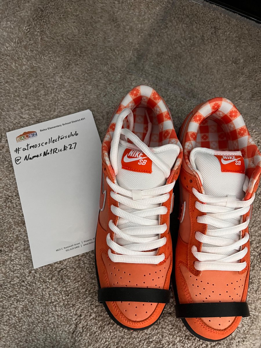 NamesNotRick27's tweet photo. Size 11
#atmosweb 
#atmoscollectorsclub 

-Any CNCPTS collab
-Any SB Dunk low
-Skateboard with wheels on it
-All extra laces

Bought myself this pair from a reseller for Christmas, would be nice to get a pair for retail https://t.co/j8H7JNGJL2