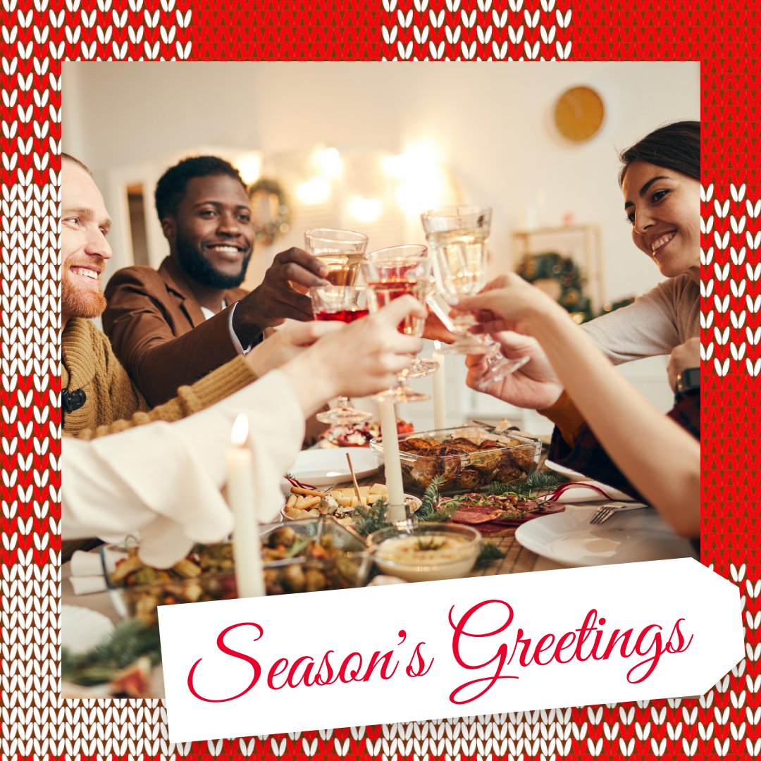 To all our associates, customers, supplier partners, and friends across the industry, season's greetings and happy holidays! Enjoy celebrating with your loved ones.