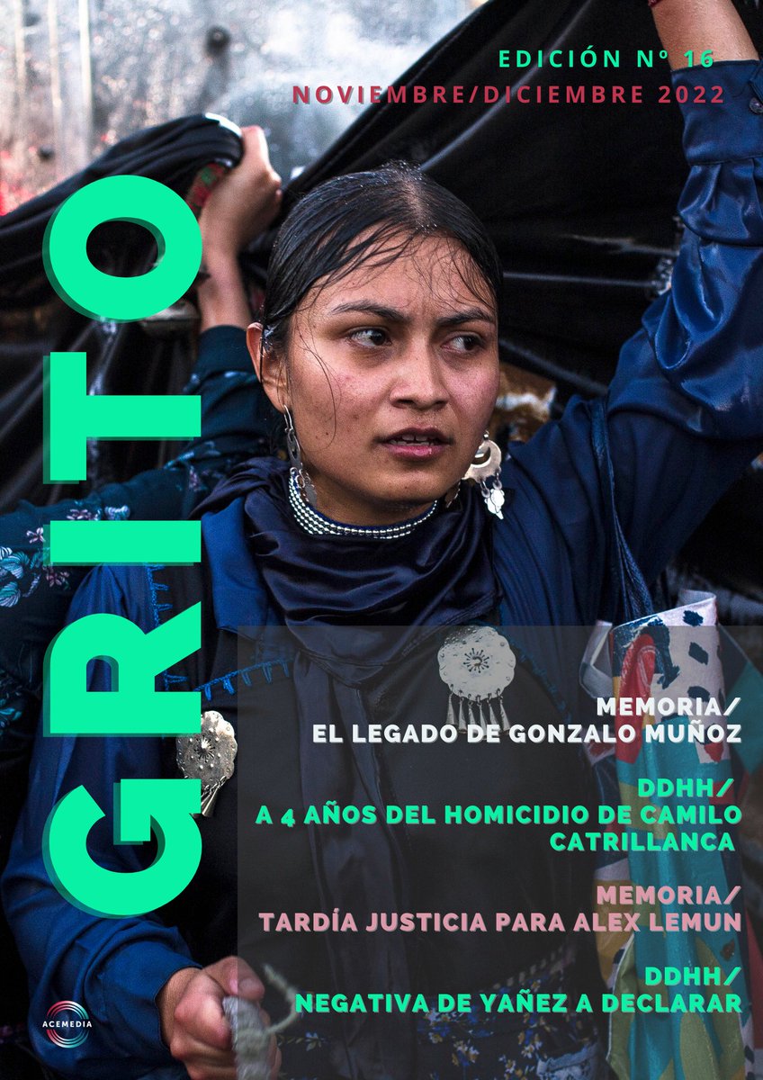 Revista_Grito's tweet photo. ◾️Fotoreportaje | A 4 años del asesinato del comunero mapuche Camilo Catrillanca
◾️Memoria | Alex Lemun: Más años de lucha que de vida
◾️DDHH | Requieren pronunciamiento de CIDH por negativa de general Yánez a declarar en casos del Estallido Social https://t.co/HIIyPD08bE