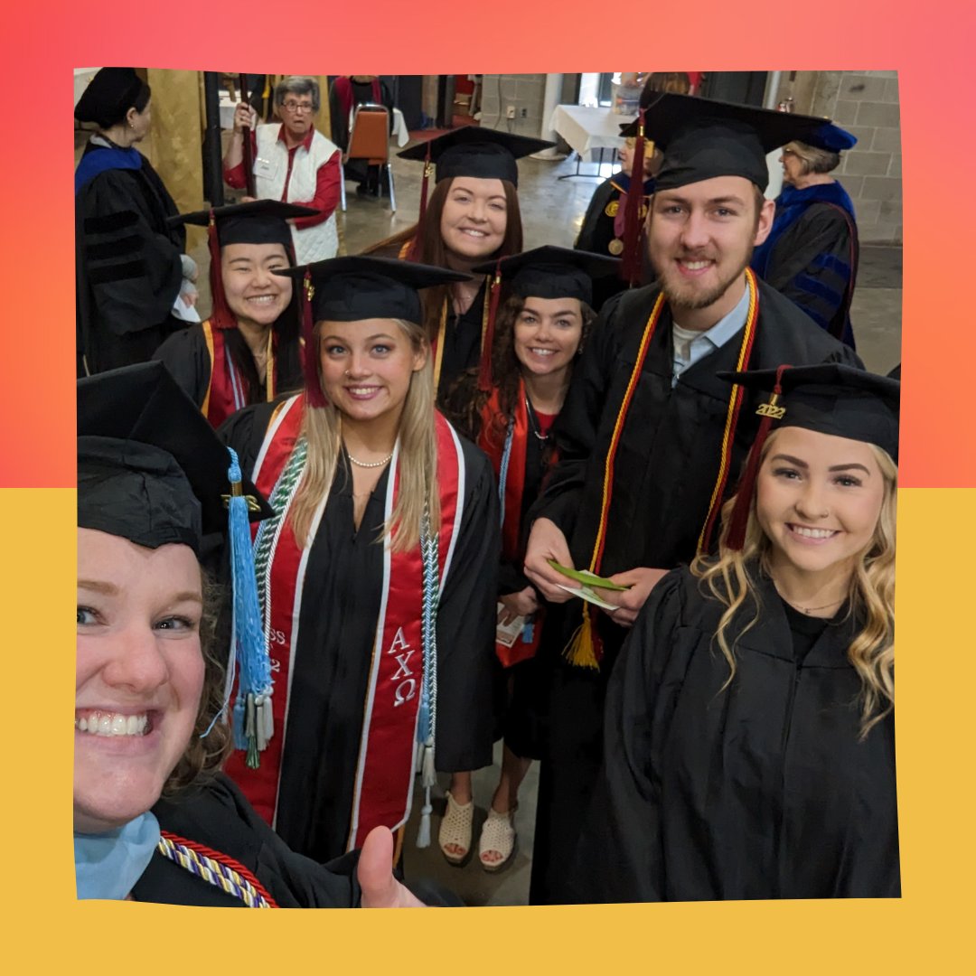 HDFS_iastate's tweet photo. We welcomed new Iowa State HDFS students to the alumni family this past weekend. Help us congratulate and welcome these Cyclone grads! #HDFSproud https://t.co/W3cXSz92wr
