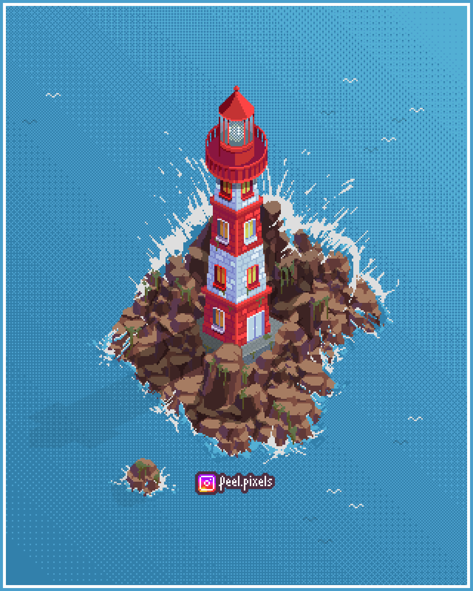 feel_pixels's tweet photo. I post more of my work on instagram, don't hesitate to check it out https://t.co/nAJLYahpkL 🫡 ❤️

#waves #lighthouse #pixelart #ドット絵 #aseprite #pixelpainting #color #pixel #pixelacademy #art #france #pixelartwork #pixelartist #pixelartsociety #indieartist https://t.co/eiKY9P6yX7