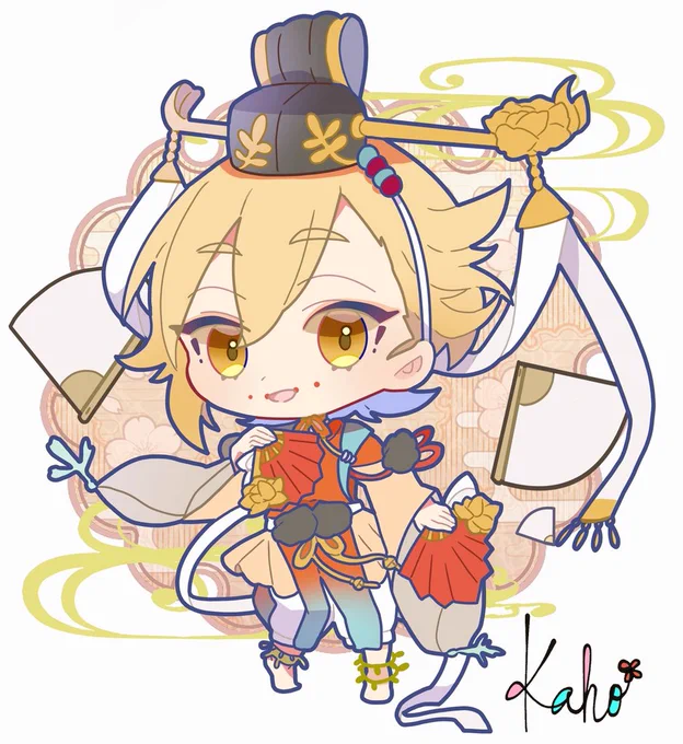 四喜団子#食物語_rkgk 