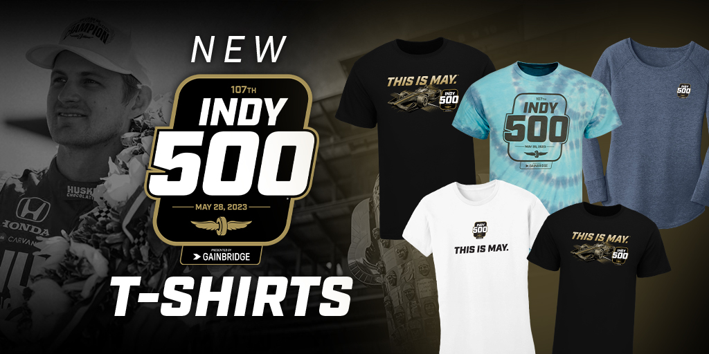 New 2023 Indy 500 Tees!  🏁🏁
Shop> bit.ly/3WnMaYH