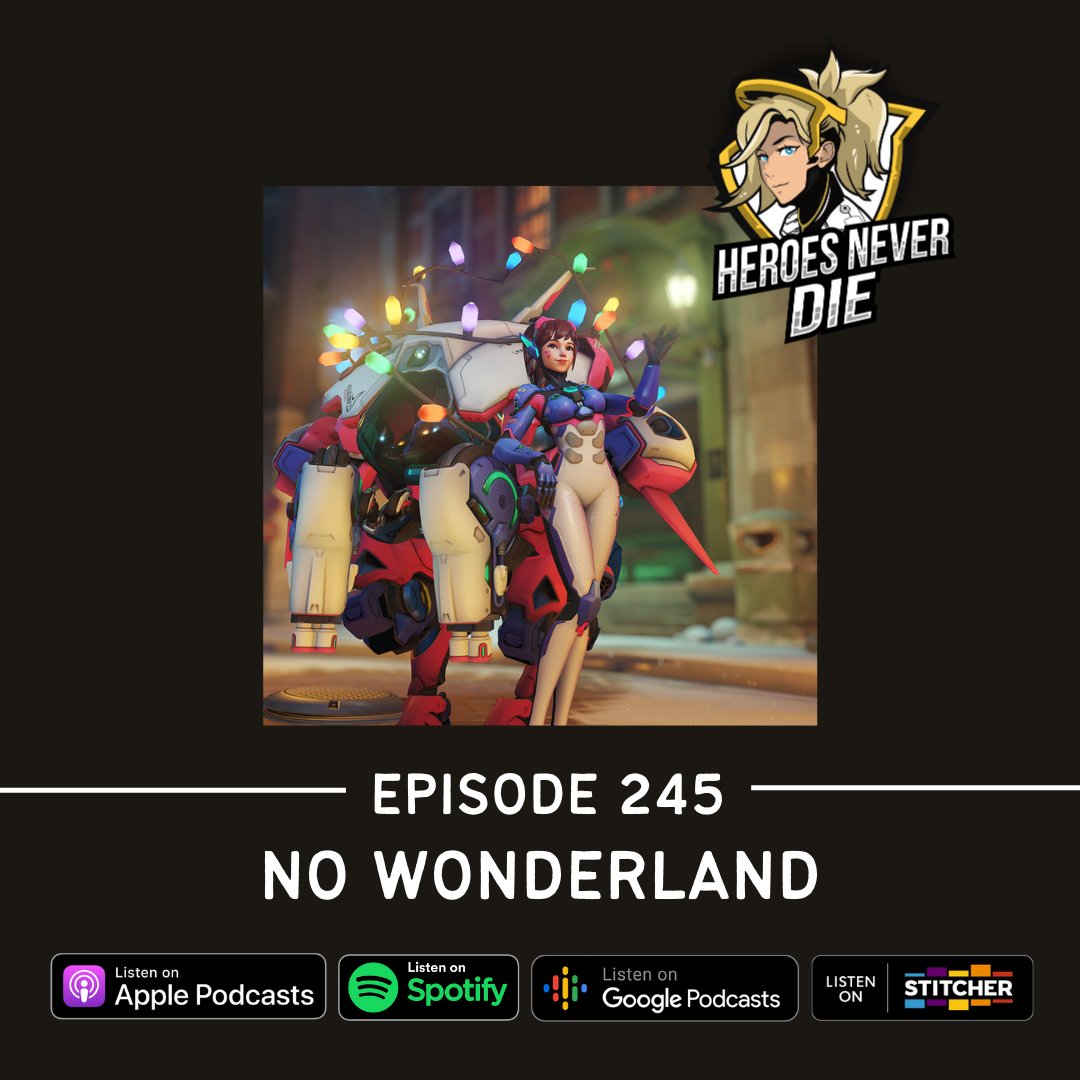hndoverwatch's tweet photo. ICYMI we had our usual episode release this week as well! Rarely do we get a balance patch the day of recording. Winter Wonderland returns but this event left us out in the cold.

Apple: https://t.co/vlEcDcurLC

Spotify: https://t.co/0nwulO8ydG

YouTube: https://t.co/vpkOKEar16 https://t.co/4mzf8SWQHL