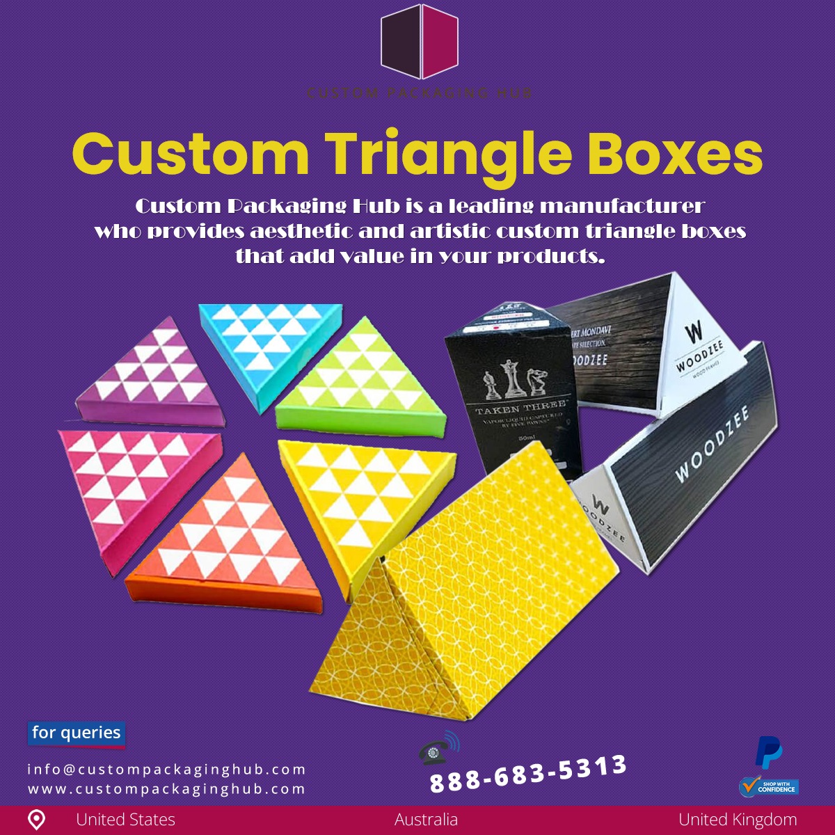 CPackagingHub's tweet image. Custom Cardboard Packaging Boxes!
#triangleboxes #bathbomb #cbd #hemp
