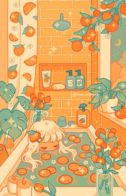 「bathtub potted plant」 illustration images(Latest)