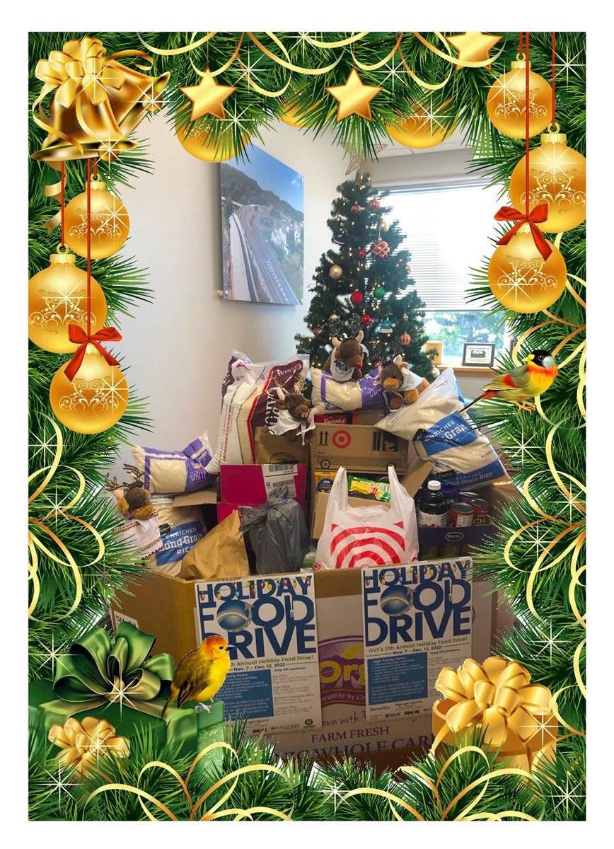 GVFTMA's tweet photo. Thank you to our #Holidayfooddrive partner @WeAreRKK! Our food drive would not be as successful without your donations and support! #wearetdm #foodrive #giving #holidays https://t.co/thczMHBYmW