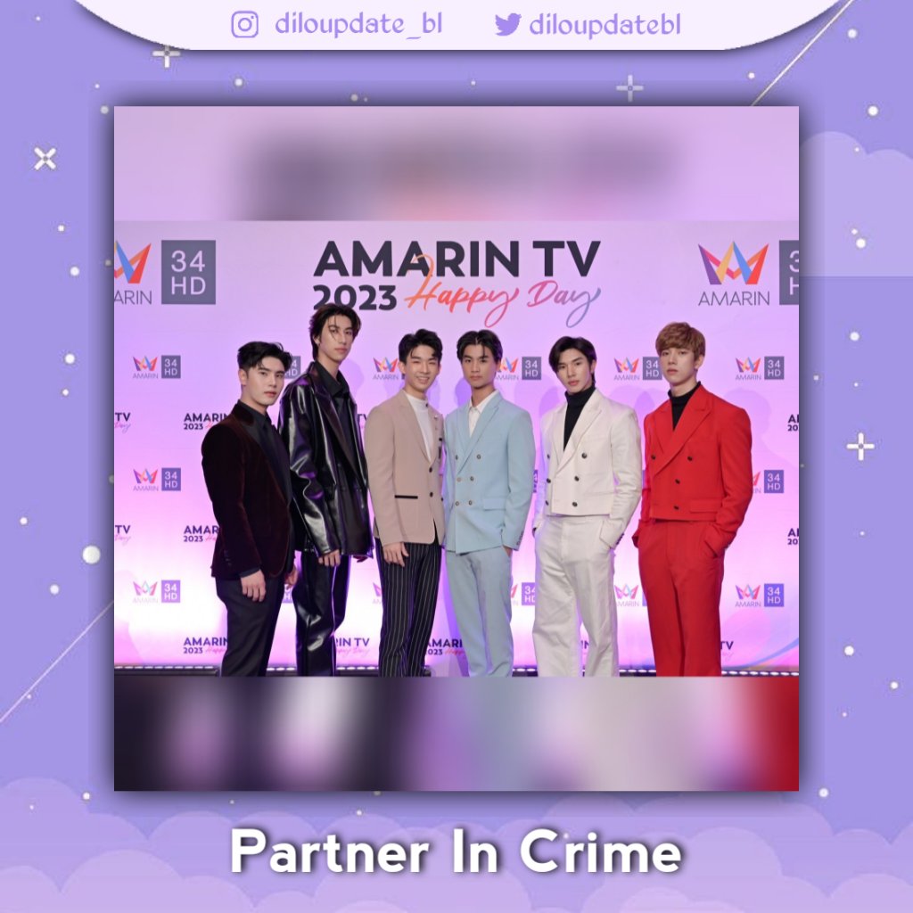 diloupdatebl's tweet photo. [#PartnerInCrime #อาชญากรรมรักนักกฎหมาย]

LOOK! Serial LGBTQIA+ Thailand dari Line-up #AMARINTV2023HAPPYDAY produksi kolaborasi antara Kantana Kol x Amarin TV, “Partner In Crime”!

▶️ Coming Soon...

{#diloupdate #BL #BoysLove #BLupdate #PartnerInCrimeSeries #BossPeter #PingBing} https://t.co/lMNfXY0uX3