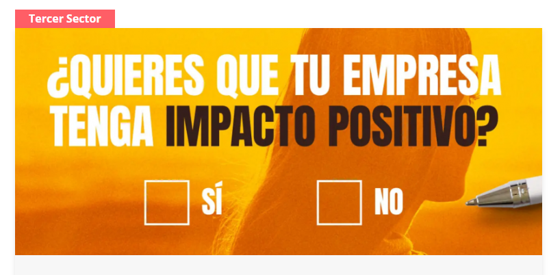 Se abre el plazo para solicitar el Sello Empresa Solidaria, que reconoce a las compañías con impacto positivo en España.

Más info: bit.ly/3PG1uxP

#RSC #RSE #EmpresaSolidaria #Sostenibilidad #ODS #Agenda2030