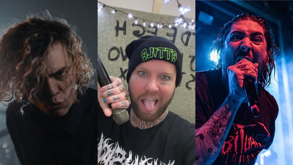 Revolvermag's tweet image. 🎤 EEEEEEE! The vocalists of Lorna Shore, Attila, Fit for an Autopsy, Left to Suffer and Traitors have teamed for a new all-star project Titans of Metal bit.ly/3G5rxv2