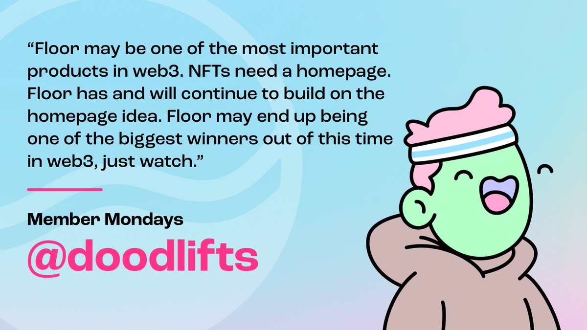 Member Mondays quote from community member Doodlifts reads:
