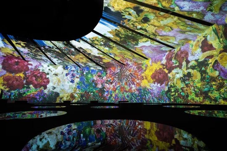 softdeIicacy's tweet image. claude monet immersive exhibition.