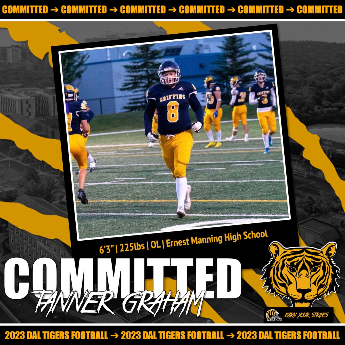 dre_goguen's tweet photo. First commitment of the year! Plenty more soon. #2023peat #olinefactory @DalFootballClub @tannergraham05 https://t.co/5ECUxKGoq8