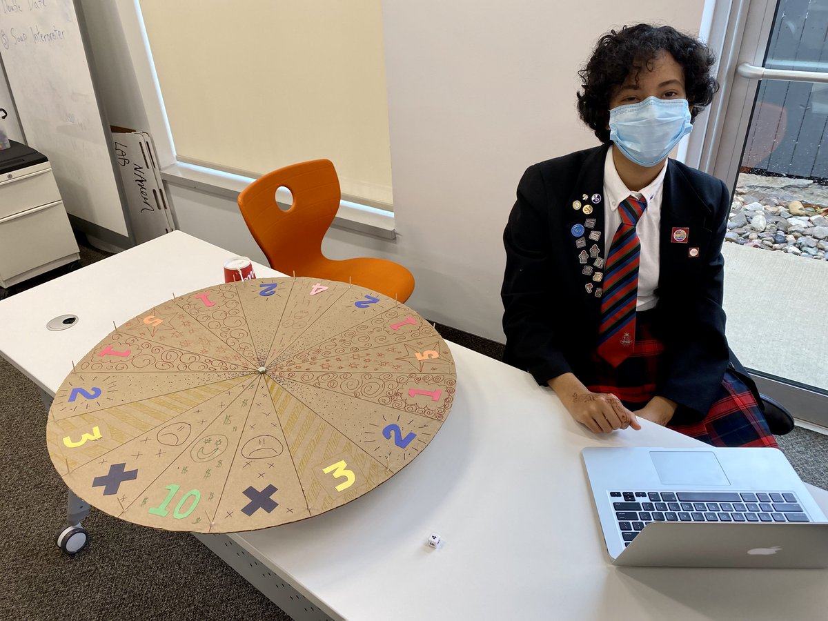 maclachlan_ca's tweet photo. Last month, our #DataManagement Class in Gr.12 gathered experimental data by developing their own probability games in order to compare expected values and theoretical and empirical probabilities.🎲

#Probability #Math #MathED #InClassLearning #FutureLeaders https://t.co/0T99MRASmf