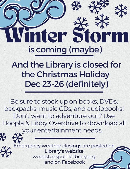 Woodstock IL Library tweet media