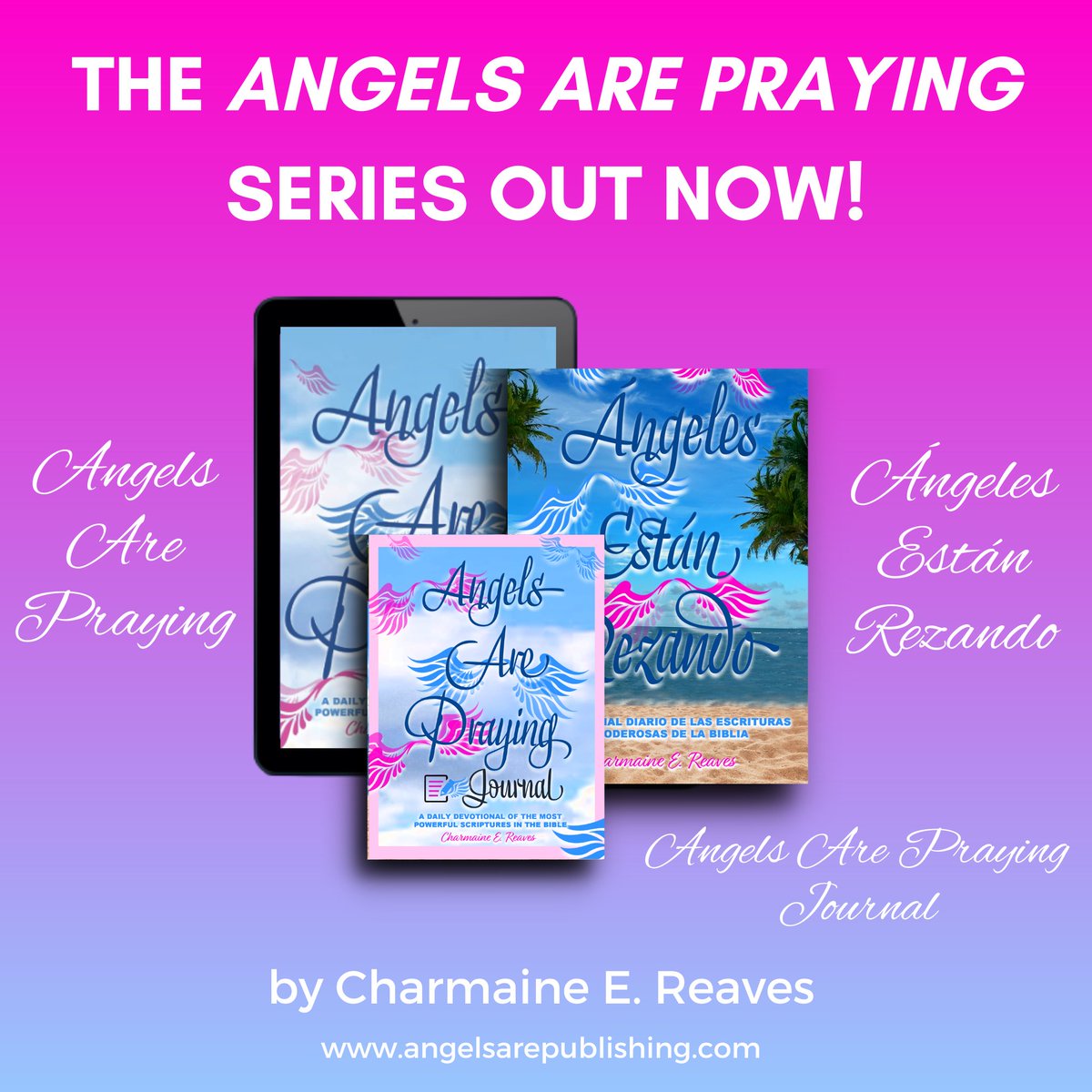 AreNetworking's tweet photo. Get your the Angels Are Praying Series and gift it to a loved one as the perfect Christmas Gift! 🎁 🎅🎄! Grab your copy of the Angels Are Praying book, Ángeles Están Rezando, and the Angels Are Praying Journal!

Grab your copies here ===> https://t.co/h4k6Qybjqv https://t.co/8BMilroH2a