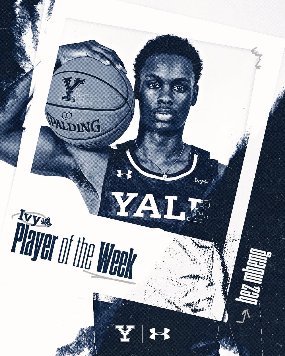 YaleMBasketball's tweet photo. Mbeng Earns Ivy League Honor

READ ➡️ https://t.co/7Y4O0pXUkm

#ThisIsYale https://t.co/cyqAJQpcwM