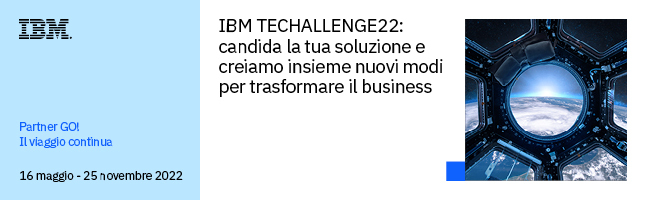 🏆 Complimenti ai vincitori del 3° e ultimo Round di #IBM #TECHALLENGE22:

#Innovery VINCE con “Innovery Sustainability Asset (ISA)”.

<a href="/mauden_/">Mauden</a>  VINCE con “Chatbot Trainer”. 

Grazie a tutti i concorrenti che in questi mesi hanno partecipato al concorso
ibm.co/3YCLzVh