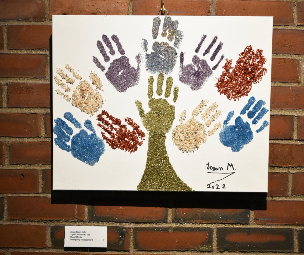 Logie's Inclusivity Tree: Logan Baez-Bello Youth 12 &amp; Under, Third Place Mixed Media Relative; Emergency Managment Venue: Boston dlvr.it/SfcyMB