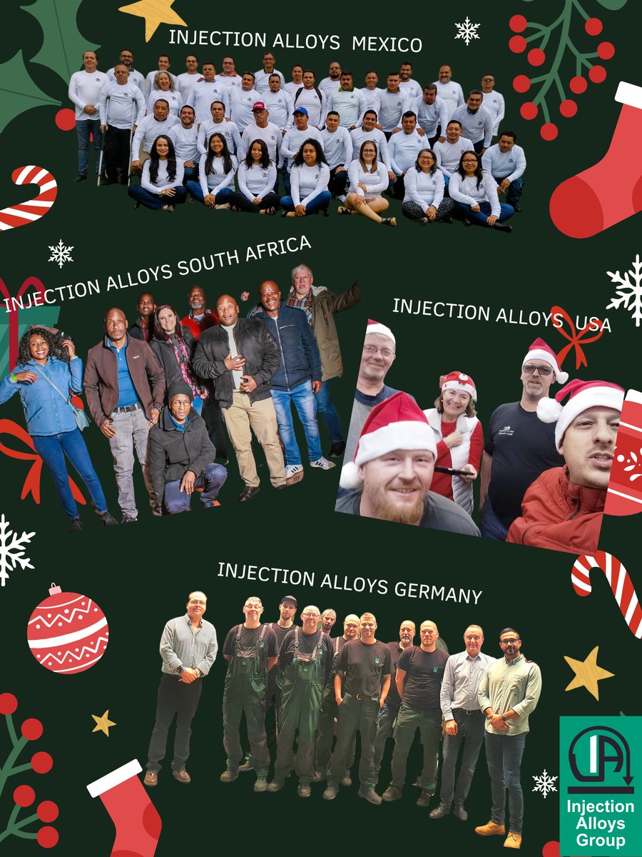 InjectionGroup's tweet photo. Merry Christmas and a successful 2023!

Sincerely from the Injection Alloys Team. https://t.co/sXqs27Gn2f