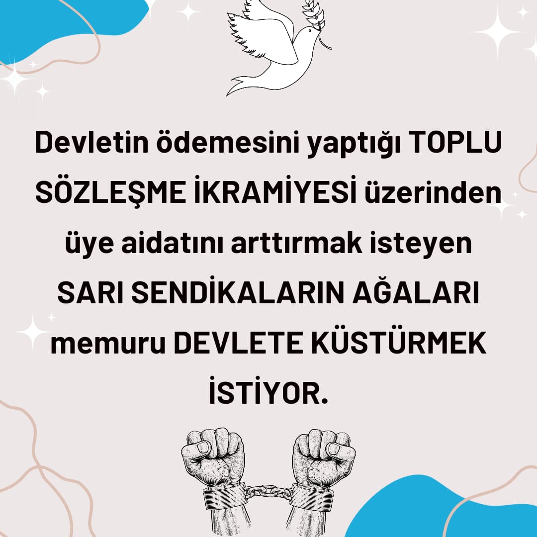 Mukadde06514164's tweet photo. #SendikalHakkımOylanamaz
@SCalisanlariSen https://t.co/YewNHnBqd1