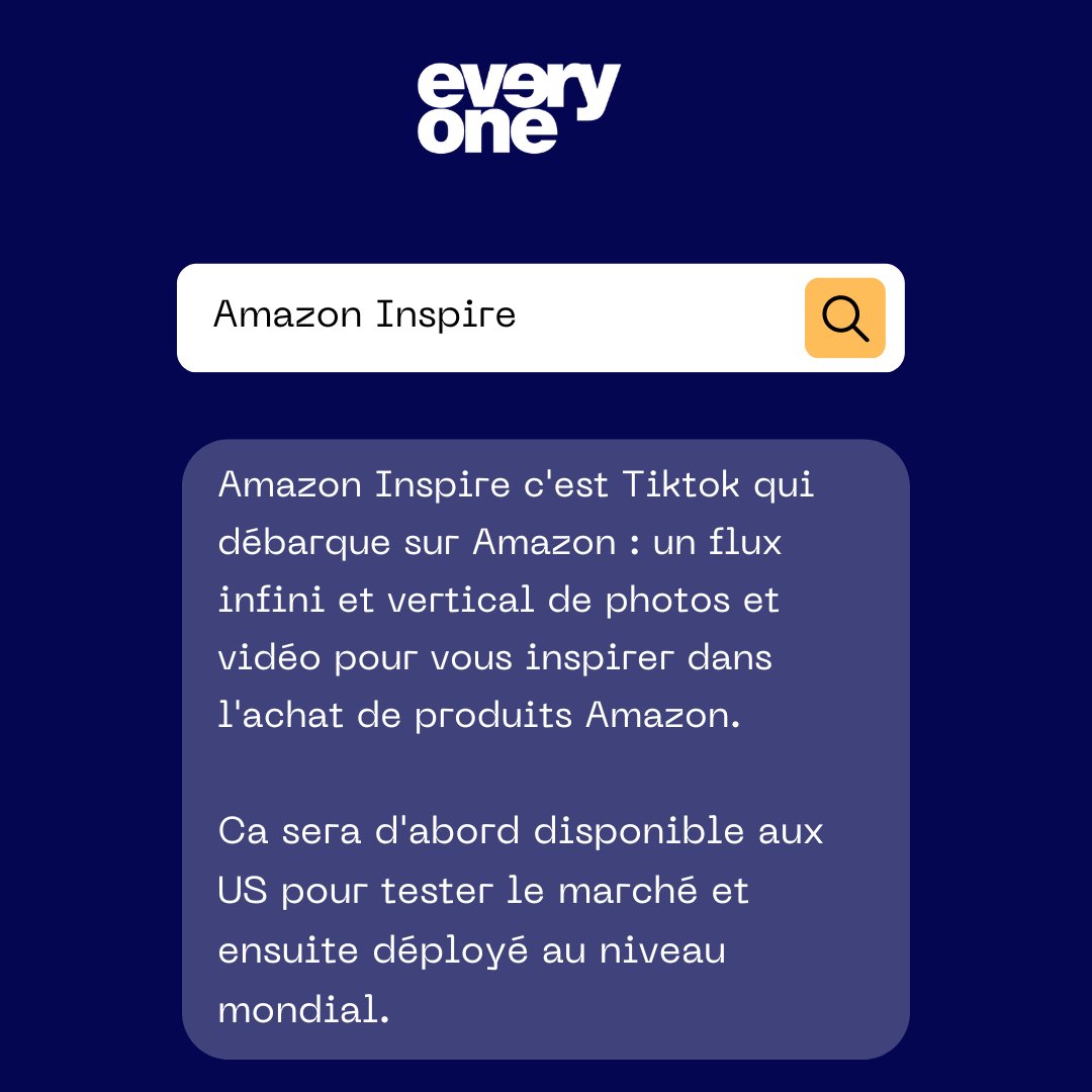 Amazon Inspire où l'apogée de l'User Generated Content

#amazon #amazoninspire #ugc #new #socialmedia #tiktok