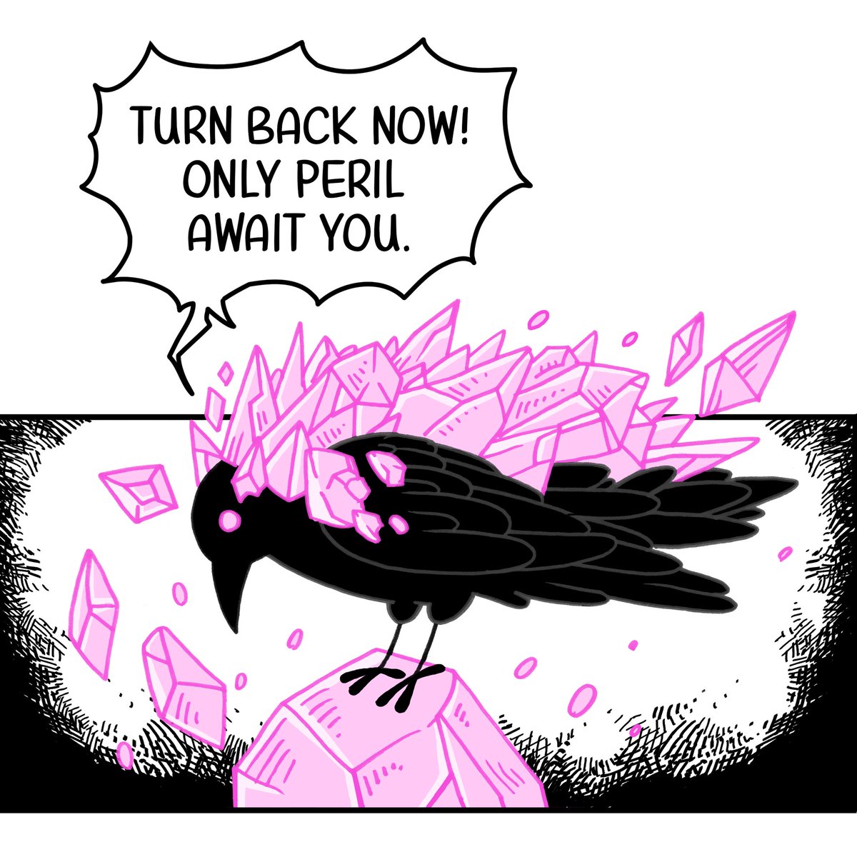 Secondlina's tweet photo. New Crow Time 💜👁💜 (1/3) https://t.co/ugj771GQAH