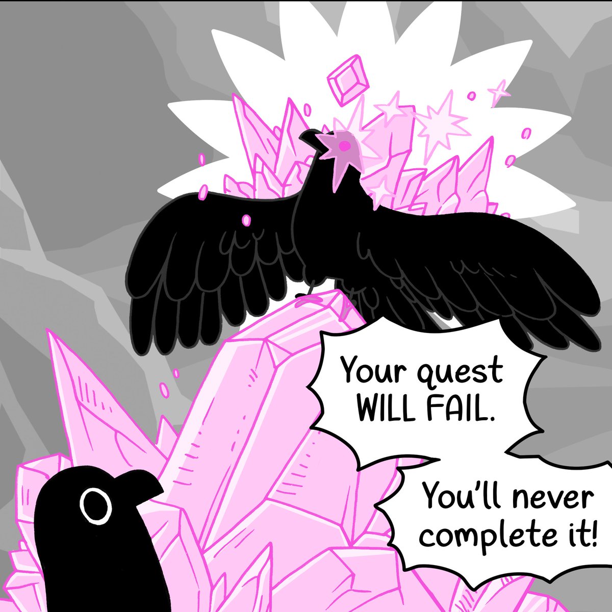 Secondlina's tweet photo. New Crow Time 💜👁💜 (1/3) https://t.co/ugj771GQAH