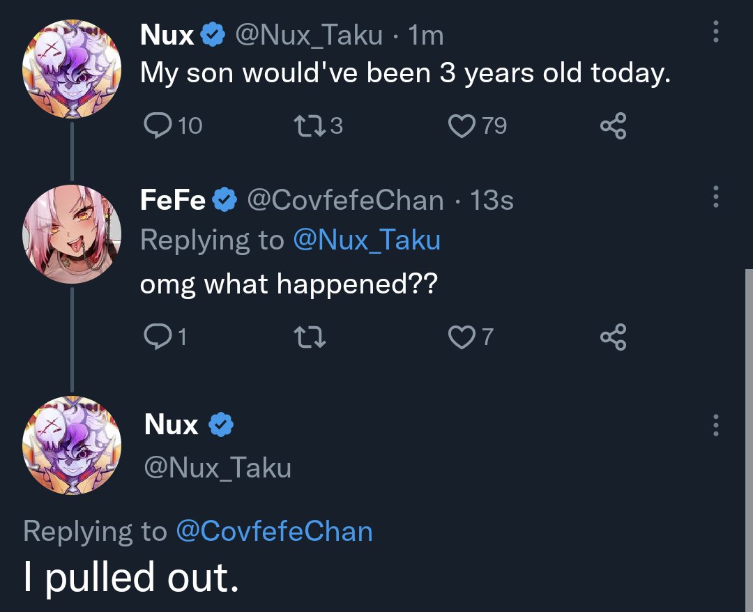 Nux_Taku's tweet image. 😔😔😔