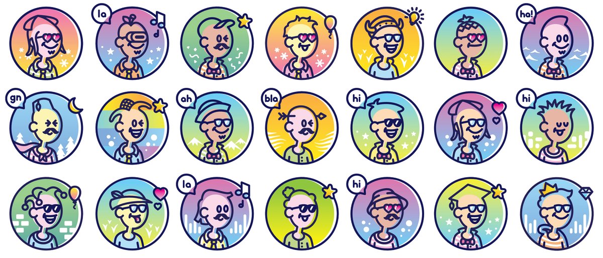 😊Here's a sneak preview of ecc0s many traits!😊

Which one is your favorite?