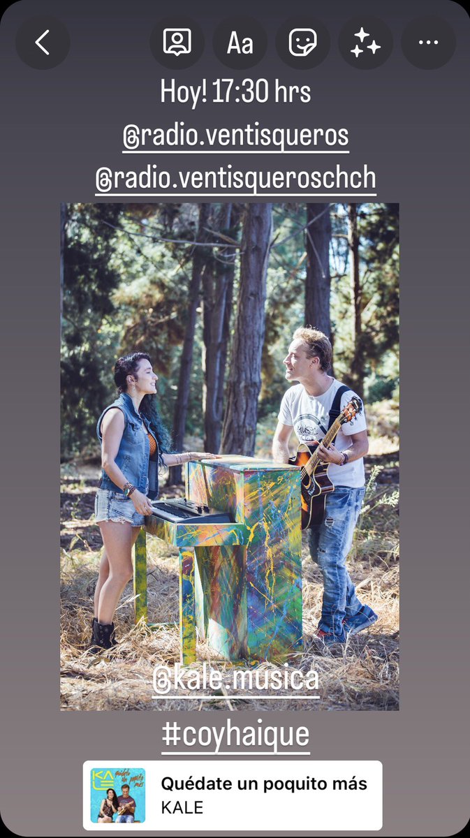 Hoy @kale_musica en <a href="/RadioVentisque2/">RadioVentisqueros.chch</a> a las 17:30 hrs!