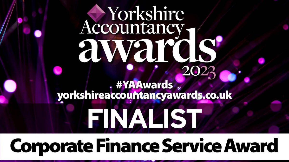 dswcorporate's tweet photo. Amazing news from our Yorkshire & North East office who have been shortlisted for both the Corporate Finance Service award and the Niche Firm of the Year award at the Yorkshire Accountancy Awards 2023!
Congratulations and good luck!🤩
#corporatefinance #transactionservices https://t.co/QaskAT7cTj