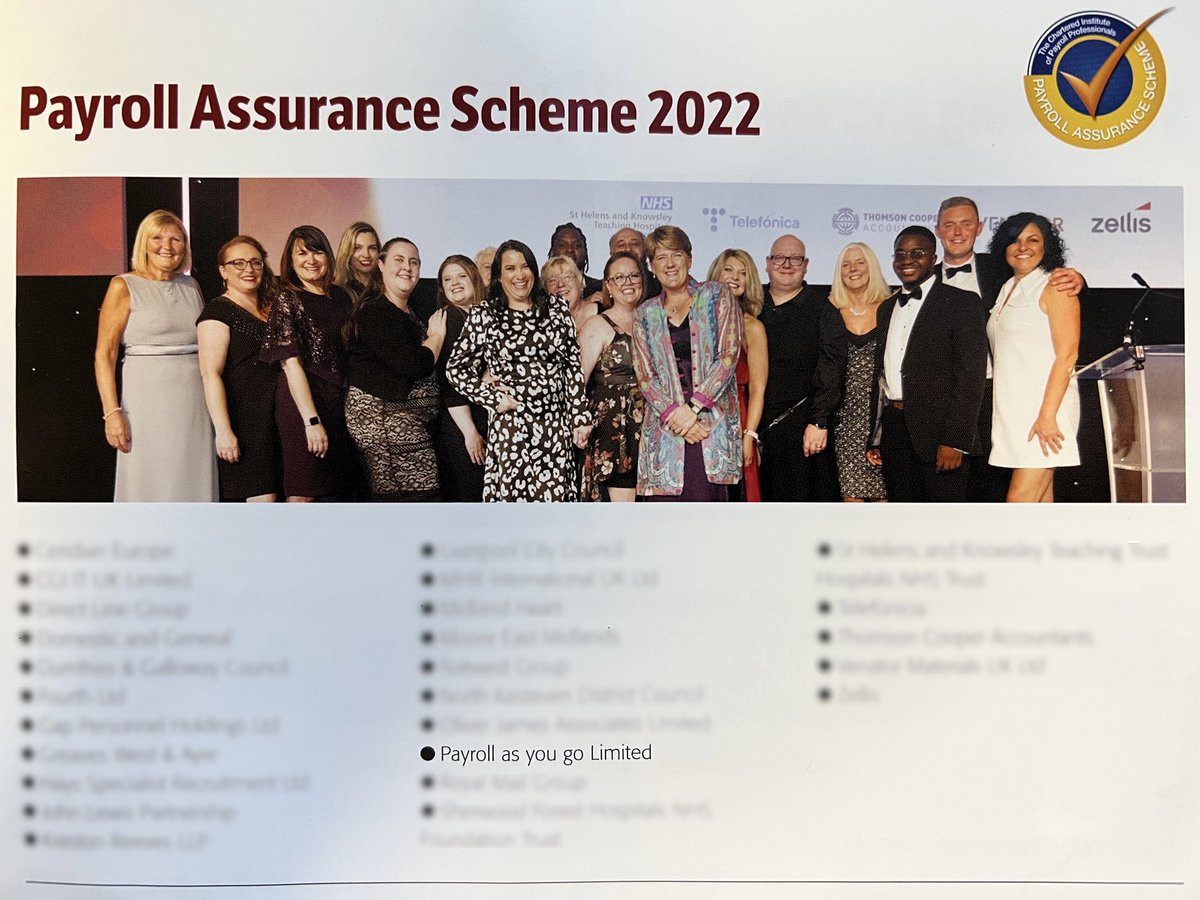 payrollasyougo's tweet image. We are delighted to announce that Payroll As You Go Limited has now been CIPP measured and accredited into the Payroll Assurance Scheme (PAS) for 2022! CIPP (Chartered Institute of Payroll Professionals) has deemed our services as dedicated and compliant in the realm of payroll!